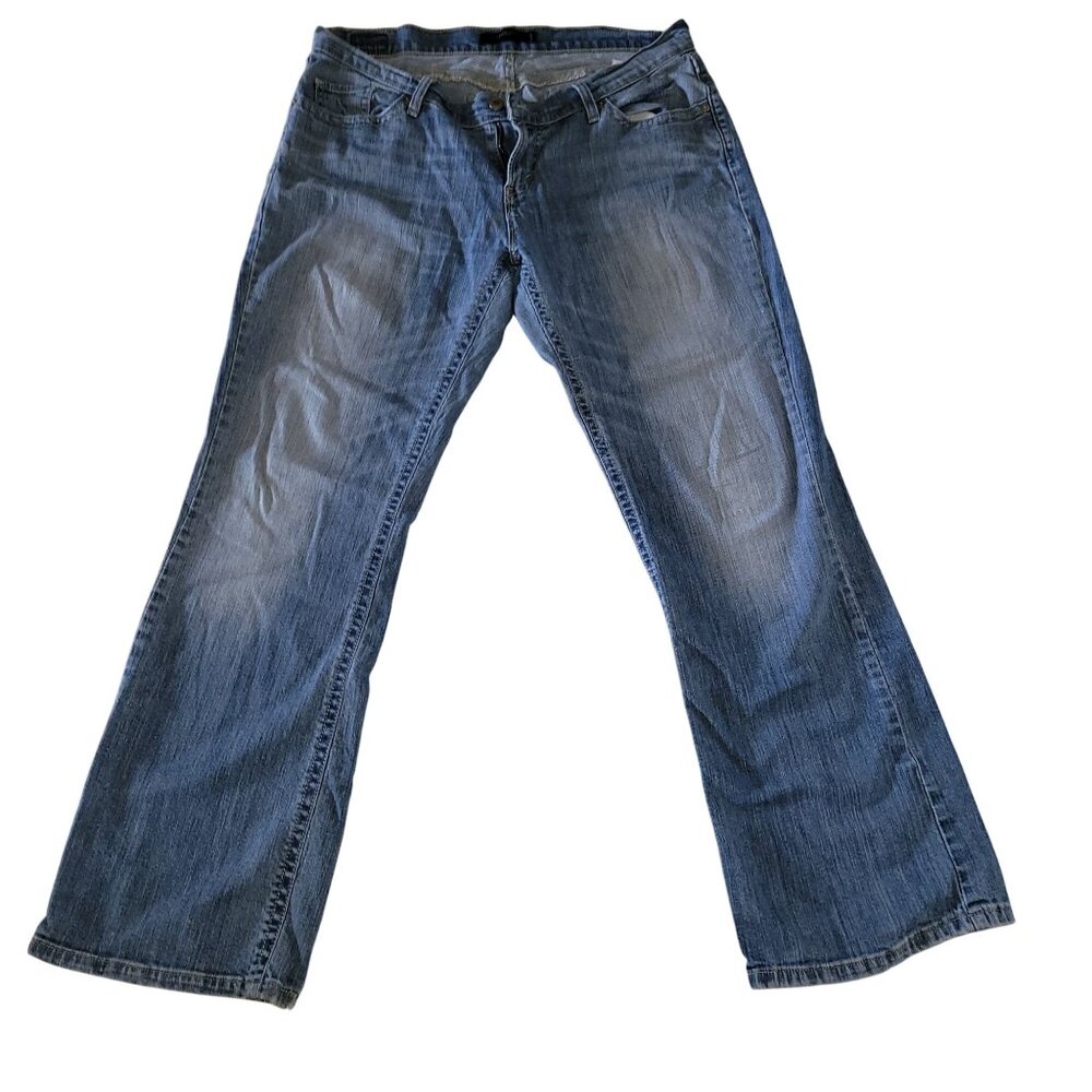 Levis 528 Curvy‎ Cut Womens Medium Blue Denim Bootcut Jeans Size 13M